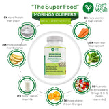 Going Vegan Moringa Leaf Powder 159g scoop