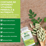 Going Vegan Moringa Leaf Powder 159g serving suggestion