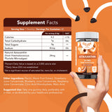 GOJOY NATURALS Astaxanthin Gummies close-up of gummy texture