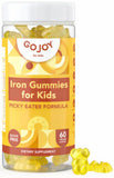 GOJOY NATURALS Iron Gummies for Kids front view with pineapple flavour packaging