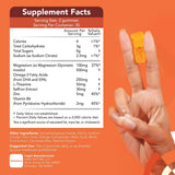 GOJOY NATURALS Kids’ Focus Gummies ingredients list on packaging
