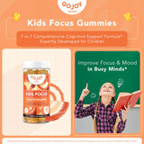 GOJOY NATURALS Kids’ Focus Gummies packaging side view