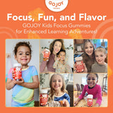 GOJOY NATURALS Kids’ Focus Gummies showing gummy texture