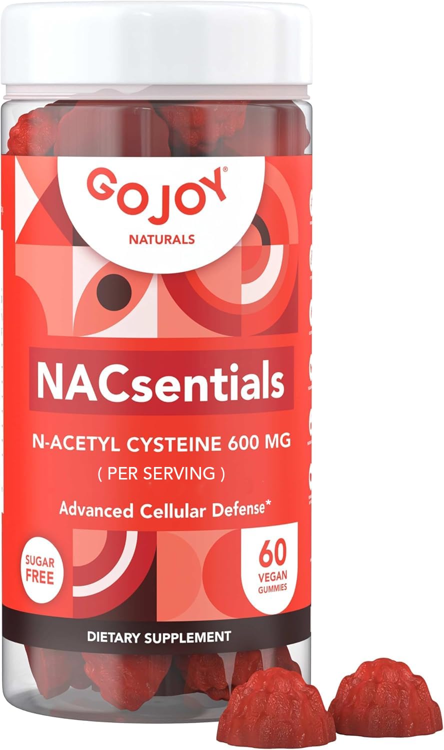 GOJOY NATURALS NACsentials 7-in-1 Antioxidant Gummies front view