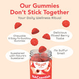 GOJOY NATURALS NACsentials gummies nutritional information