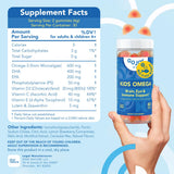 GOJOY NATURALS Omega-3 Gummies for Kids back view of packaging