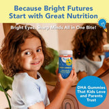 GOJOY NATURALS Omega-3 Gummies for Kids side view of gummies