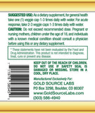 Gold Source Labs Oregano Oil Capsules bottle with cap open