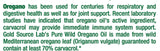 Gold Source Labs Oregano Oil Capsules with measuring spoon