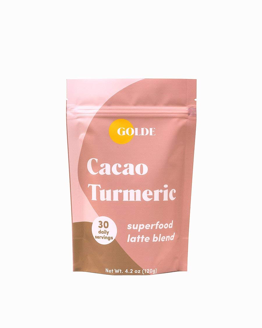 GOLDE Cacao Turmeric Superfood Latte Blend packaging front view