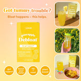 GOLDE Pineapple Debloat supplement side view showing capsule details