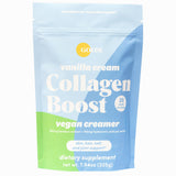 GOLDE Vanilla Cream Collagen support Vegan Creamer front view with packaging