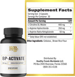 Golden After 50 BP-Activate L-Arginine Supplement side view