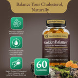 Golden Balance Turmeric Gummies peach flavour gummies close-up