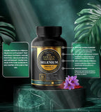 GOLDEN SAFFRON Selenium Supplement capsules close-up