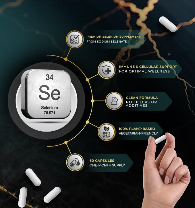 GOLDEN SAFFRON Selenium Supplement packaging details