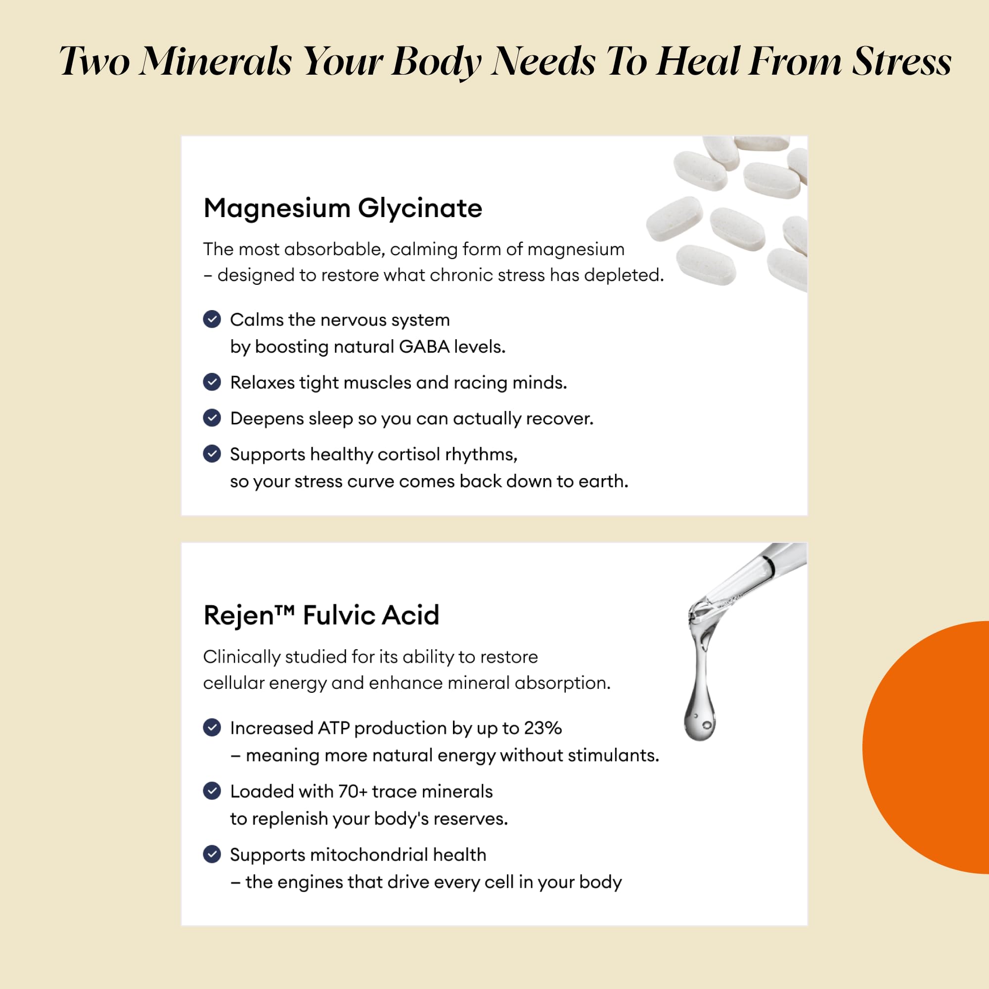 GoldenRoot Liquid Magnesium Glycinate 125mg side view