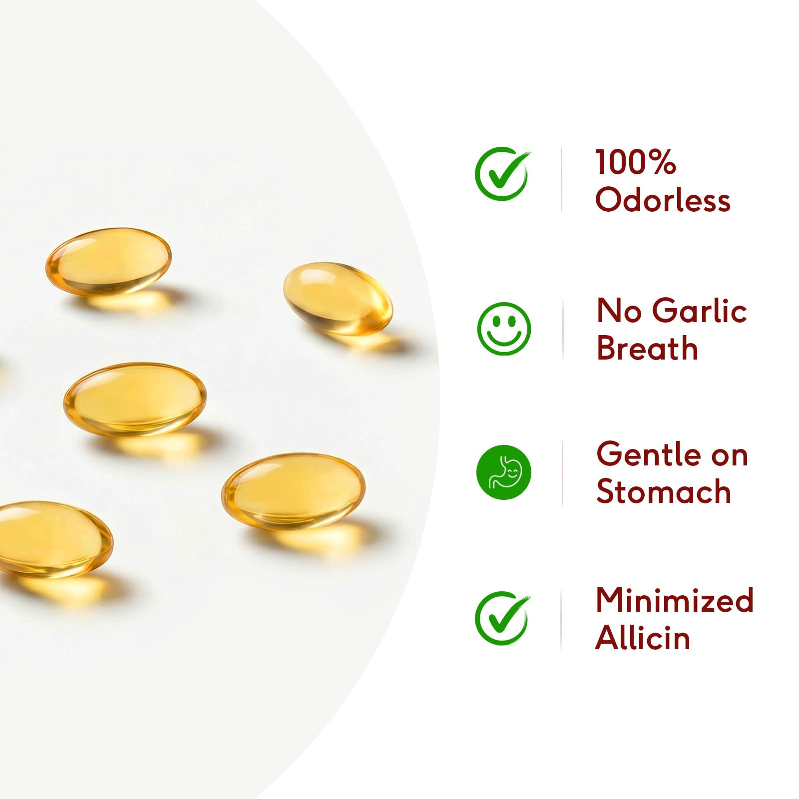 Goldium Aged Garlic Extract Softgels 7500mg nutritional information