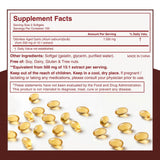 Goldium Aged Garlic Extract Softgels 7500mg with measuring spoon