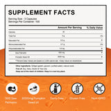 Goldium Saw Palmetto and Pumpkin Seed Oil Supplement benefits chart