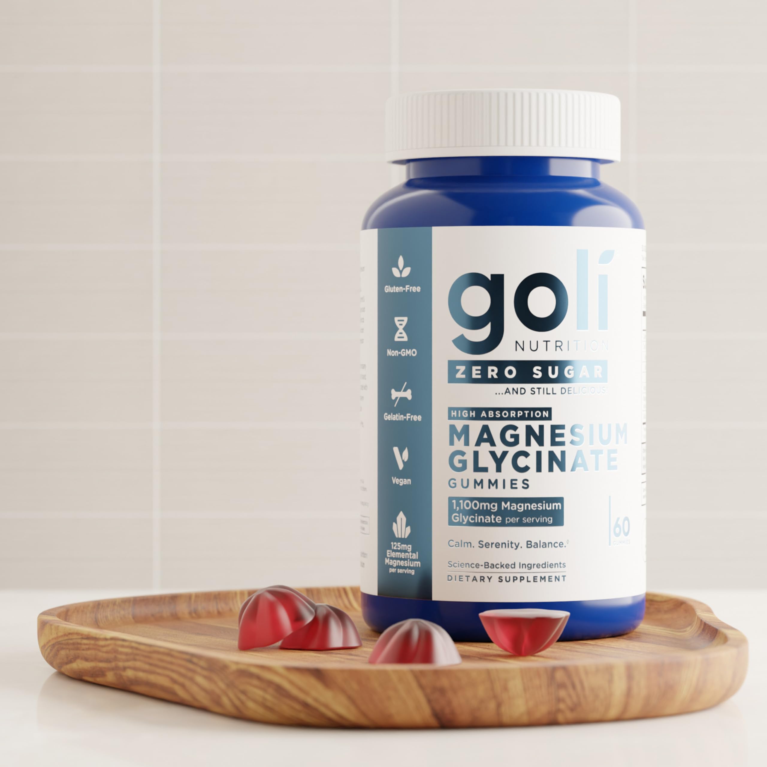 Goli Apple Cider Vinegar Gummies 630g in a lifestyle setting
