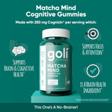 Goli Ashwagandha Capsules displayed with herbal ingredients