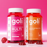 Goli Collagen Gummies with a measuring spoon