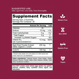 Goli CoQ10 Supplement 630g back view with nutritional information