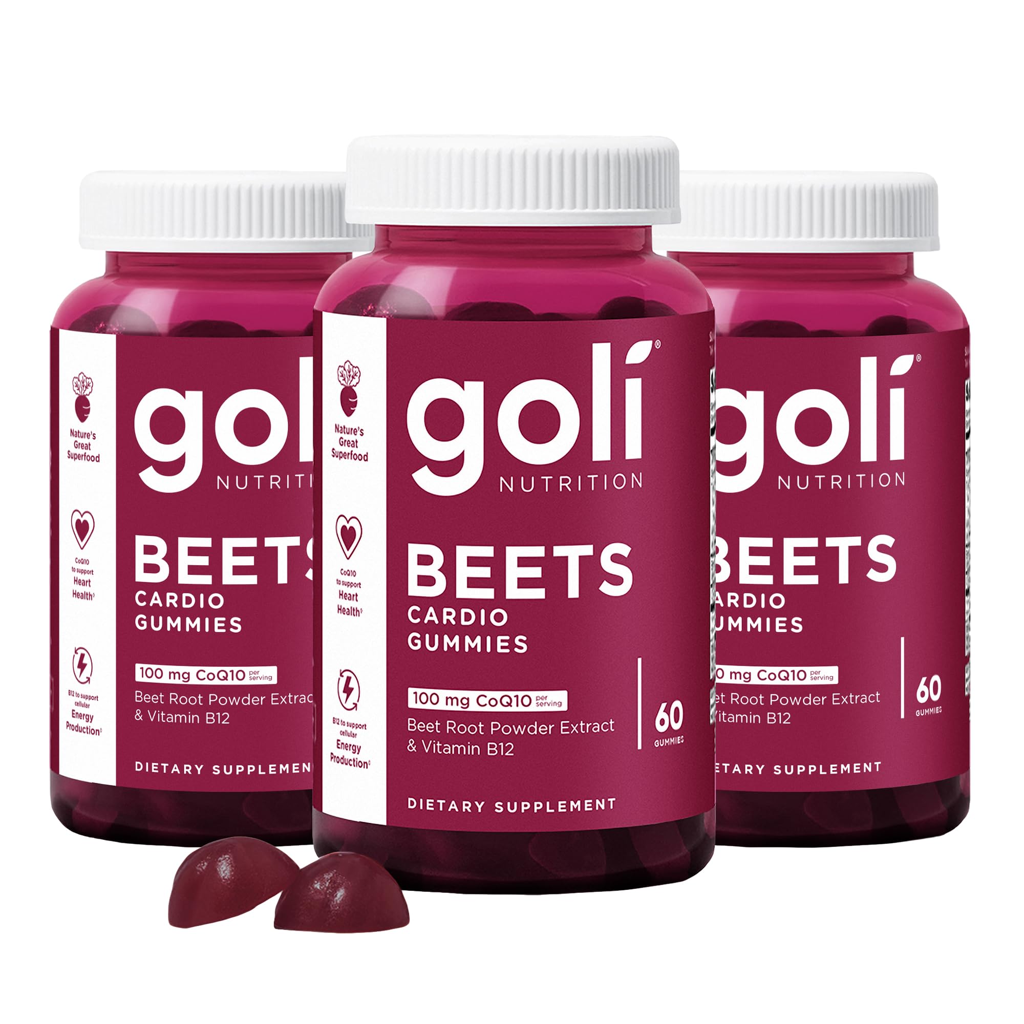 Goli CoQ10 Supplement 630g front view with packaging