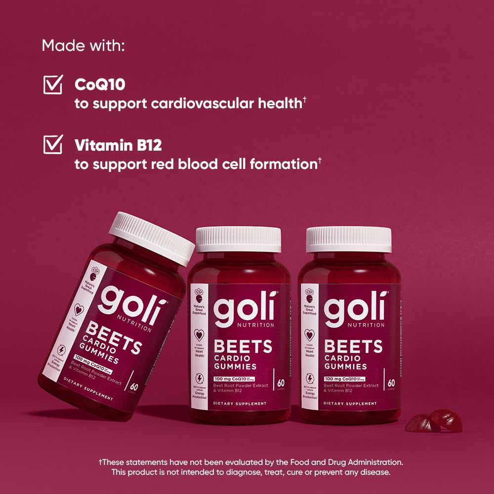 Goli CoQ10 Supplement 630g opened bottle showing capsules