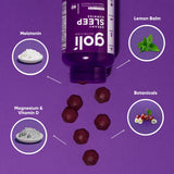 Goli Dreamy Sleep Gummy gummies in a bowl
