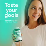 Goli Probiotic Capsules back view with nutritional information