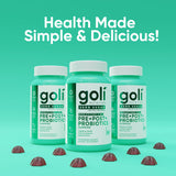 Goli Probiotic Capsules side view showing ingredients