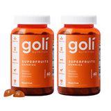 Goli Superfruits Gummies 60 count bottle front view