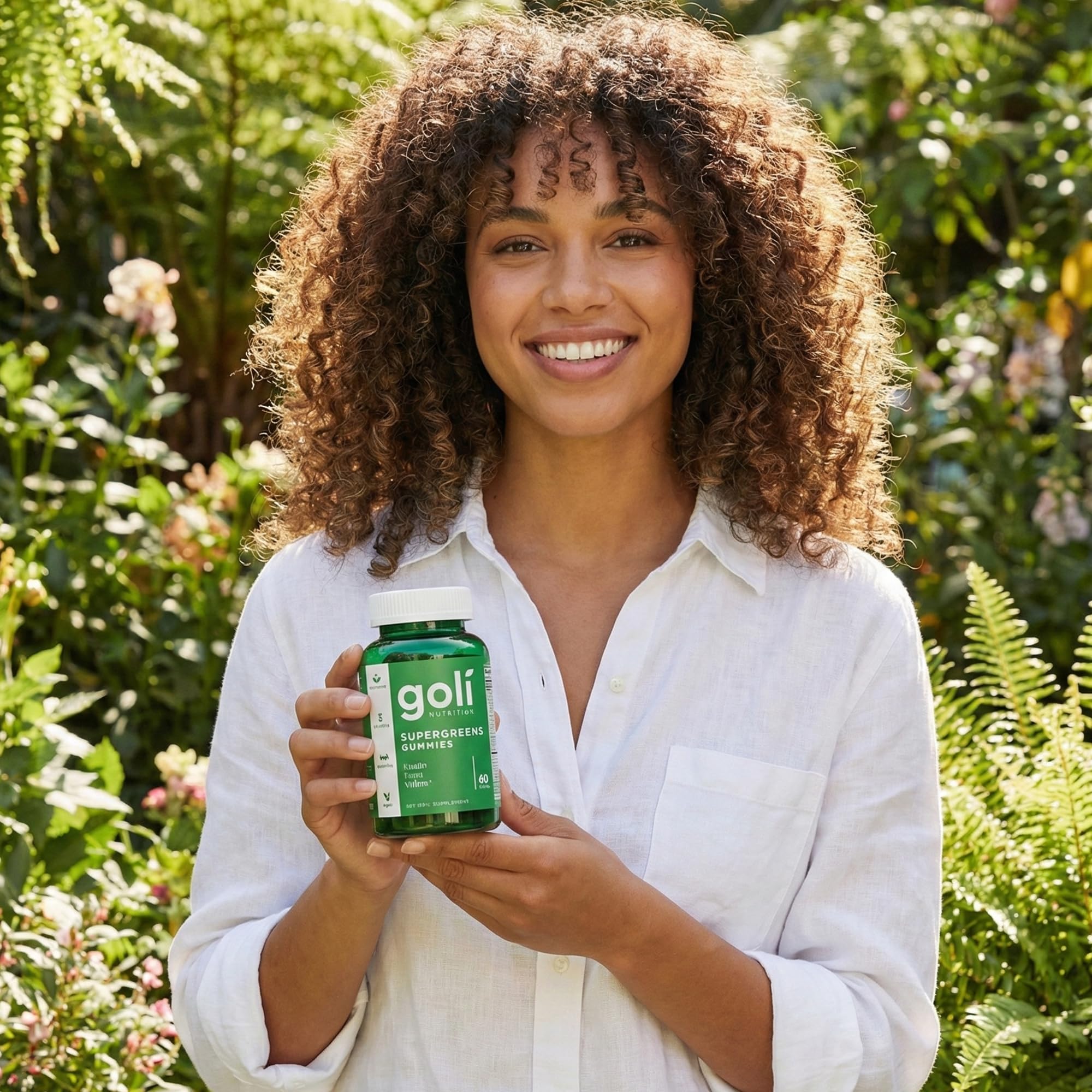 Goli Supergreens Gummies packaging details