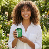 Goli Supergreens Gummies with ingredients display