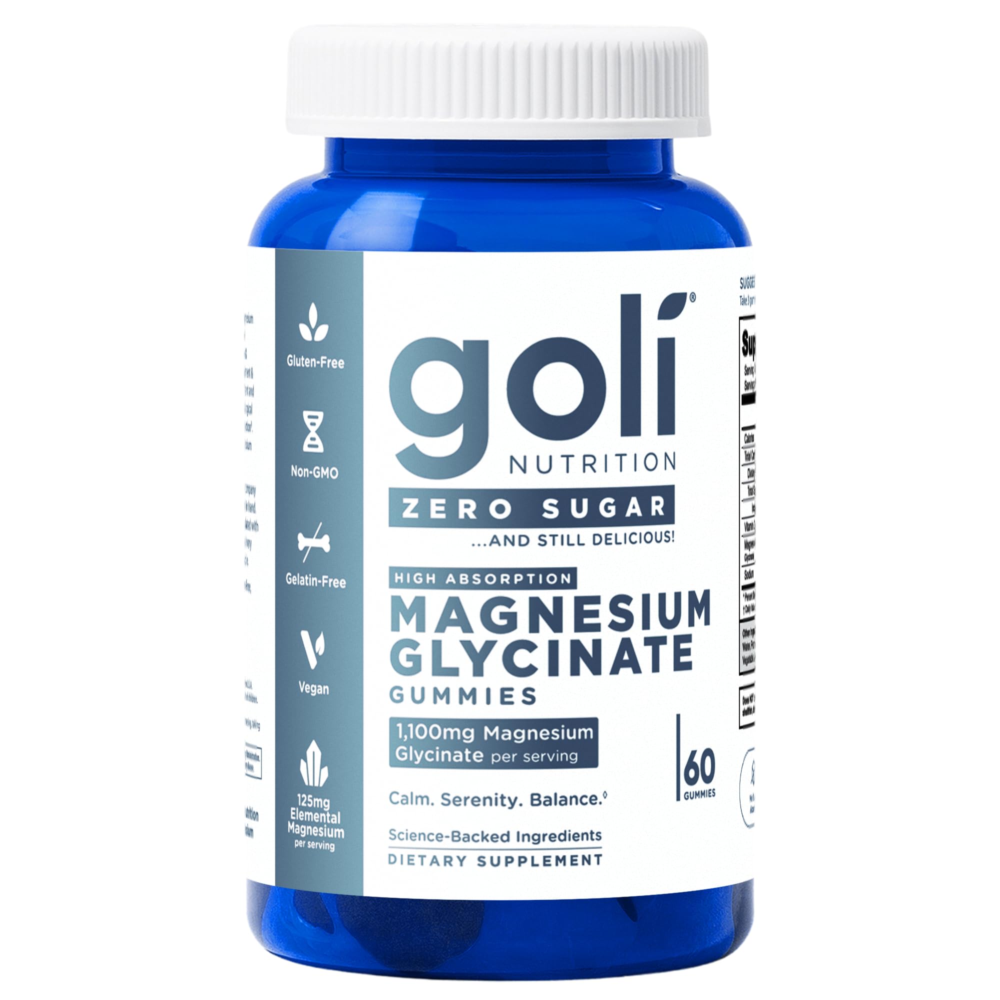 Goli Vegan Gummies 210g front view with packaging
