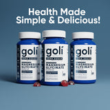 Goli Vegan Gummies 210g side view showing ingredients