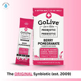 GoLive Probiotic Berry Pom 10Ct packet back view