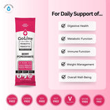 GoLive Probiotic Berry Pom 10Ct packet contents