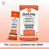 GoLive Probiotic Orange Supplement packet contents
