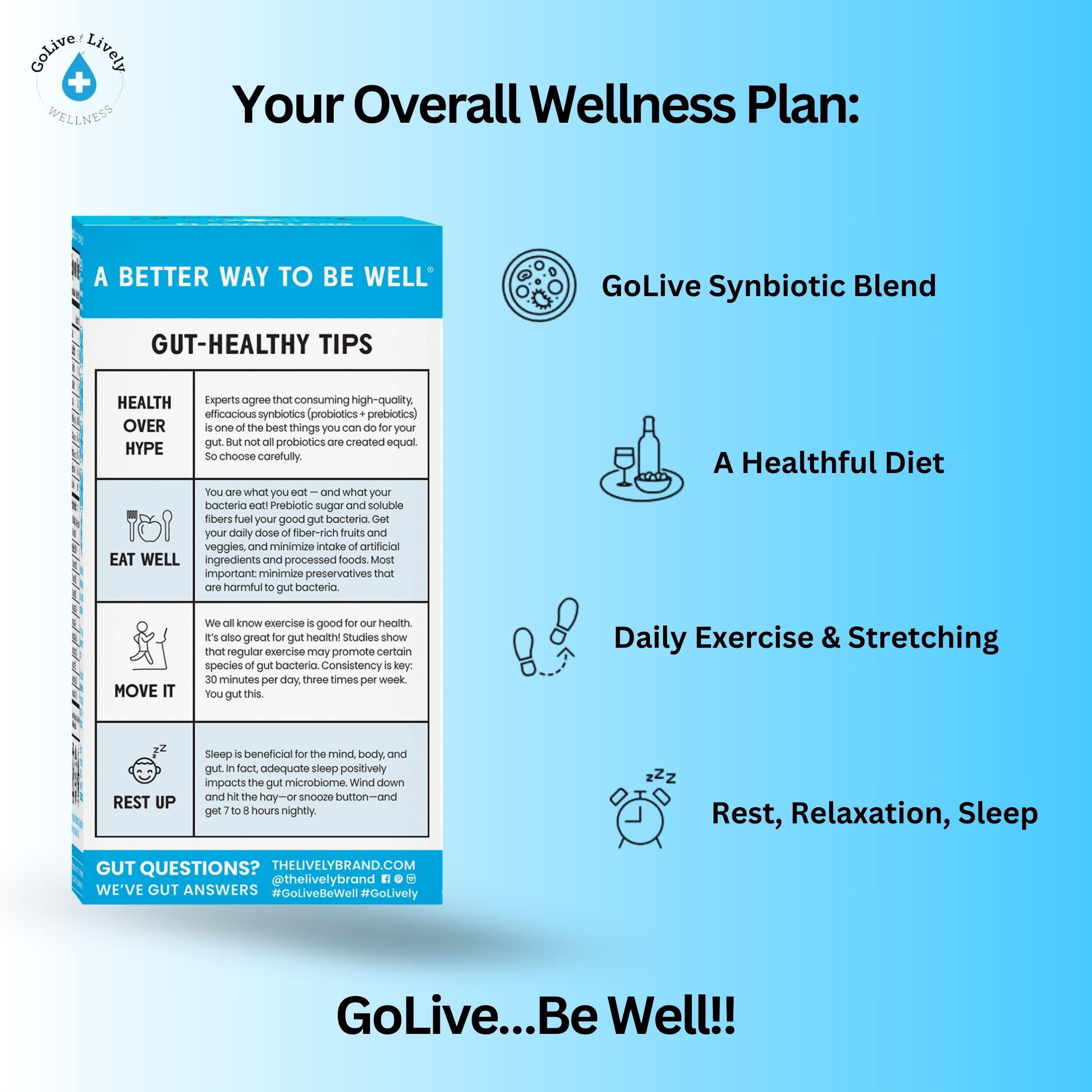 GoLive Probiotic Supplement ingredients list