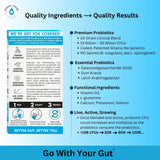 GoLive Probiotic Supplement packaging side view