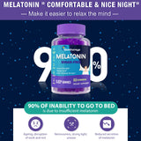 Gomhoreye Melatonin Gummies Extra Strength with a glass of water
