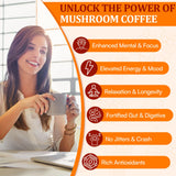 Gomhoreye Organic 11 Mushroom Coffee Blend brewed cup