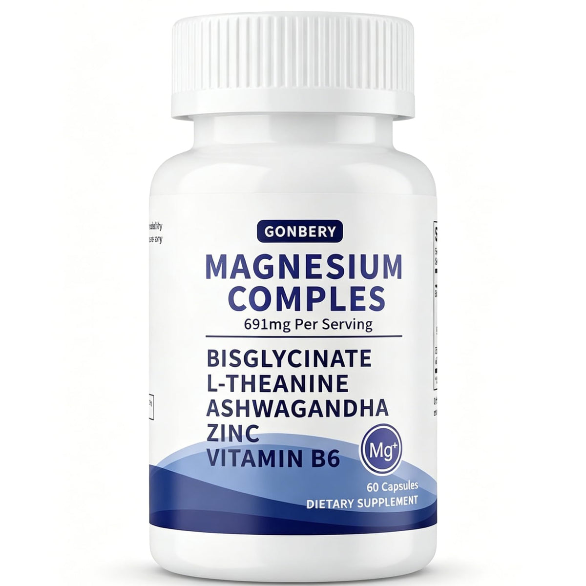 GONBERY Magnesium Complex 60 capsules front view