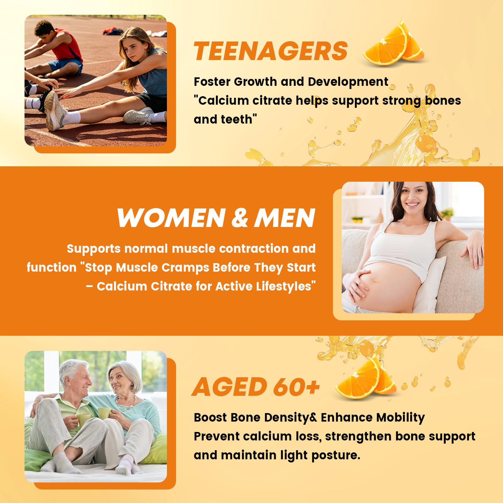 GONGOTA Calcium Citrate with Vitamin D3 1200mg nutritional information