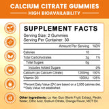 GONGOTA Calcium Citrate with Vitamin D3 1200mg side view
