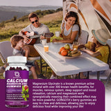 GONGOTA Calcium Magnesium Zinc Gummies close-up of gummy texture