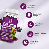 GONGOTA Calcium Magnesium Zinc Gummies in a bowl
